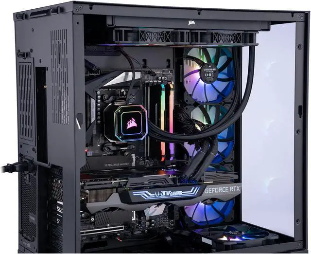 Alt view image 5 of 8 - ADENINE Alpha001 Gaming Desktop - AMD Ryzen 9 5950X, GeForce RTX 3090 Trinity OC 24GB, AMD X570 ATX Motherboard