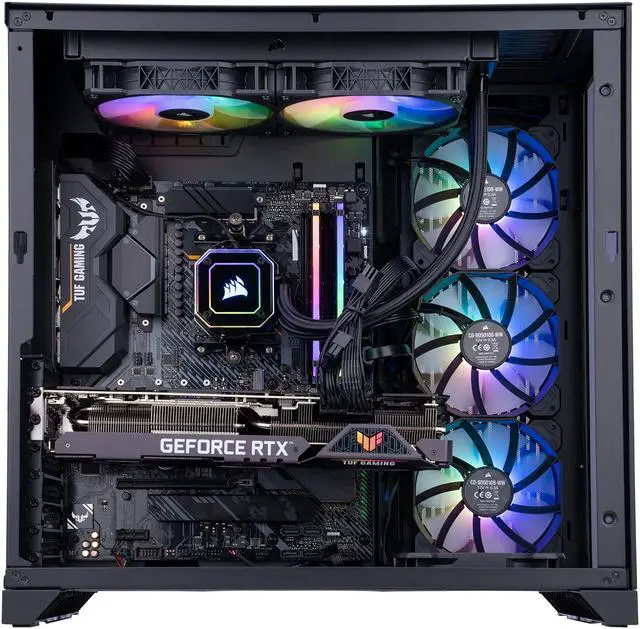 Alt view image 5 of 11 - ADENINE Alpha002-AT Gaming Desktop - AMD Ryzen 9 5950X, GeForce RTX 3080 Ti, AMD X570 ATX Motherboard