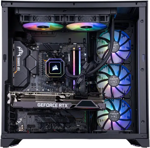 Alt view image 4 of 8 - ADENINE Alpha002-GA Gaming Desktop - AMD Ryzen 9 5950X, GIGABYTE GeForce RTX 3080 Ti, AMD X570 ATX Motherboard