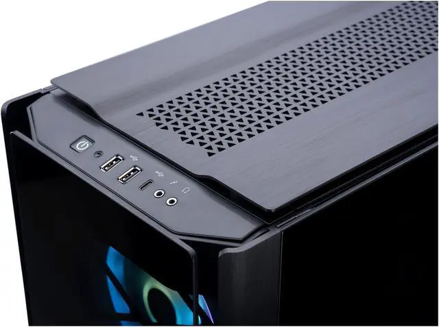 Alt view image 6 of 6 - ADENINE Alpha005-GV Gaming Desktop - Intel i9-11900K, GeForce RTX 3080 Ti, Z590, M.2 2280 2TB, 32GB RAM, Win 11 Pro