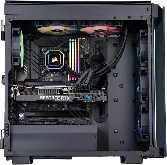 Alt view image 5 of 8 - ADENINE Alpha005-AT Gaming Desktop - Intel i9-12900K, GeForce RTX 3090, Z690 Plus, M.2 2280 2TB, 64GB RAM, Win 10 Pro