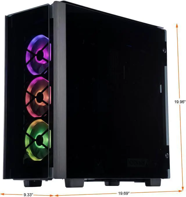 Alt view image 4 of 8 - ADENINE Alpha005-AT Gaming Desktop - Intel i9-12900K, GeForce RTX 3090, Z690 Plus, M.2 2280 2TB, 64GB RAM, Win 10 Pro