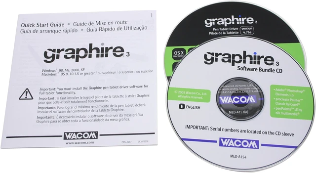Wacom Graphire3 CTE430GR USB Tablet - Newegg.com