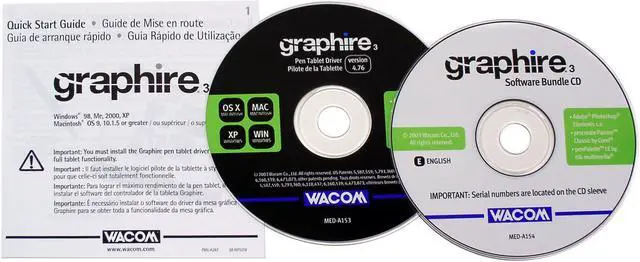 Alt view image 2 of 3 - Wacom Graphire3 CTE430SA 3.65" x 5.02" Active Area USB Tablet