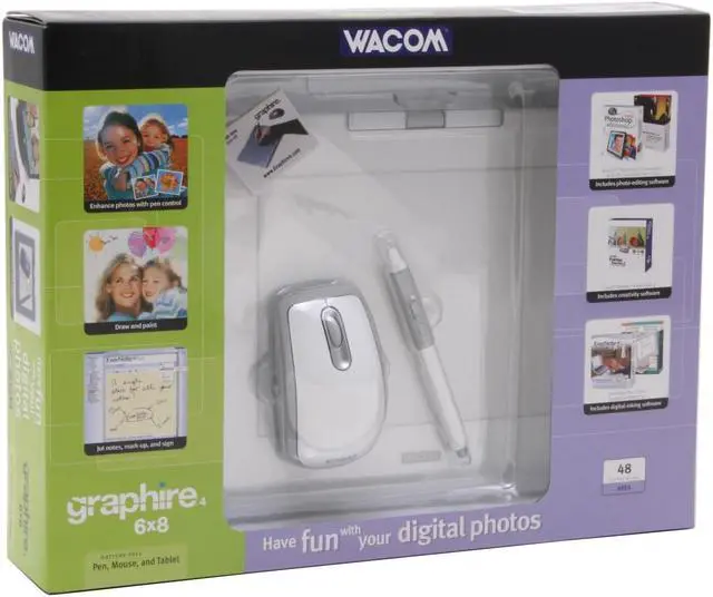 Alt view image 5 of 5 - Wacom Graphire4 CTE640W 5.94" x 8.22" Active Area USB Tablet