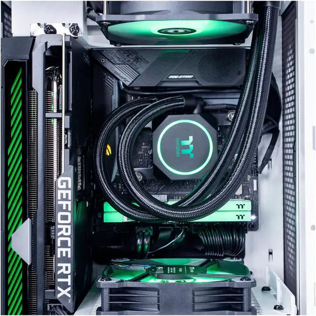 Alt view image 6 of 8 - Thermaltake LCGS Reactor 380S Gaming PC (AMD Ryzen 7 5800X 8-core, 32GB DDR4 3600MHz RGB Memory, 1TB NVMe Gen4 M.2 SSD, NVIDIA GeForce RTX 3080, Win 10 Home)