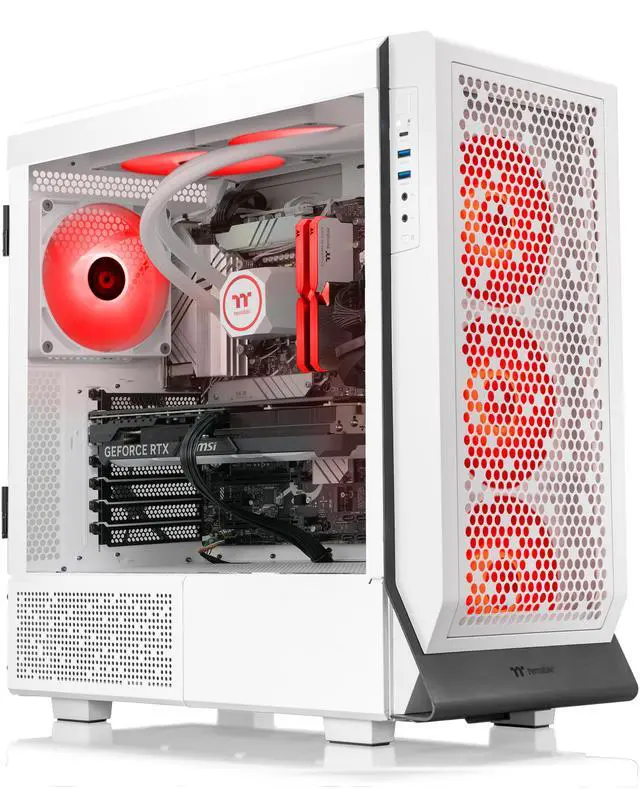 Alt view image 3 of 9 - Thermaltake LCGS Apollo i477T Gaming Desktop (Liquid Cooled Intel Core i9-14900KF, 32GB DDR5 5600MT/s RGB Memory, NVIDIA GeForce RTX 4070Ti Super, 2TB NVMe M.2, Wifi) C5AP-Z790-47T-LCS