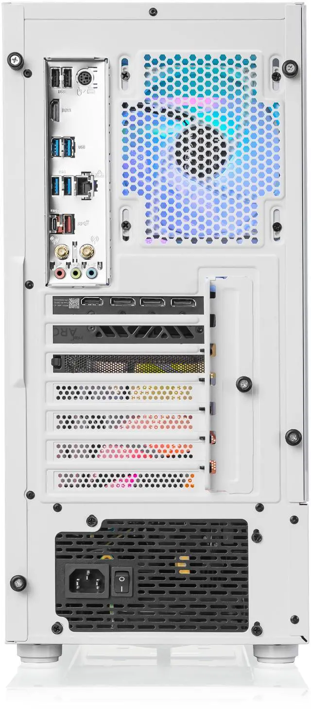 Alt view image 7 of 9 - Thermaltake LCGS Quartz i460 R4 Gaming Desktop (Intel Core i5-13400F, ToughRam DDR4 3600Mhz 16GB RGB Memory, NVIDIA GeForce RTX 4060, 1TB NVMe M.2, Windows 11) S2QT-B66R-460-LCS