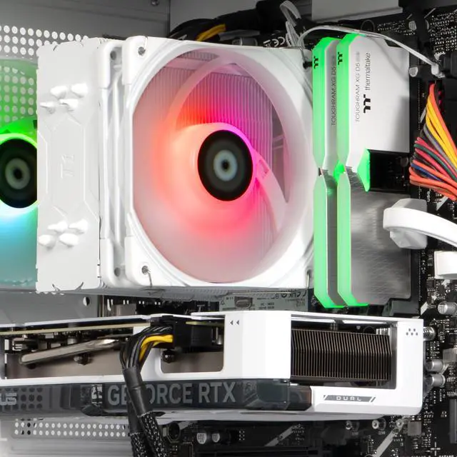 Alt view image 7 of 9 - Thermaltake LCGS Vista i460TS Gaming Desktop (Intel Core i7-14700F, ToughRam 32GB DDR5 5600MT/s RGB Memory, NVIDIA GeForce RTX 4060 Ti, 1TB NVMe M.2, Wifi, Windows 11) V27S-B760-46T-LCS