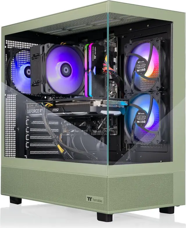 Main image of Thermaltake LCGS Vista i460TM Gaming Desktop (Intel Core i7-14700F, ToughRam 32GB DDR5 5600MT/s RGB Memory, NVIDIA GeForce RTX 4060 Ti, 1TB NVMe M.2, Wifi, Windows 11) V27M-B760-46T-LCS