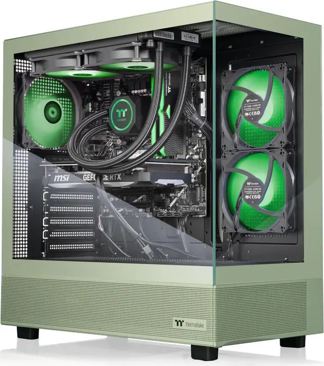 Alt view image 3 of 9 - Thermaltake LCGS Vista i470M Gaming Desktop (Intel Core i7-14700F, ToughRam 32GB DDR5 5600MT/s RGB Memory, NVIDIA GeForce RTX 4070, 1TB NVMe M.2, Wifi, Windows 11) V27M-B760-470-LCS