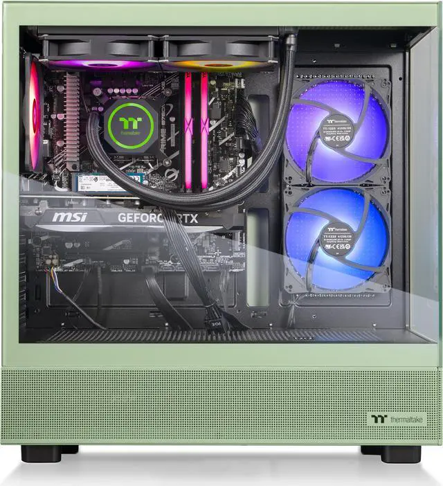Alt view image 5 of 9 - Thermaltake LCGS Vista i470M Gaming Desktop (Intel Core i7-14700F, ToughRam 32GB DDR5 5600MT/s RGB Memory, NVIDIA GeForce RTX 4070, 1TB NVMe M.2, Wifi, Windows 11) V27M-B760-470-LCS