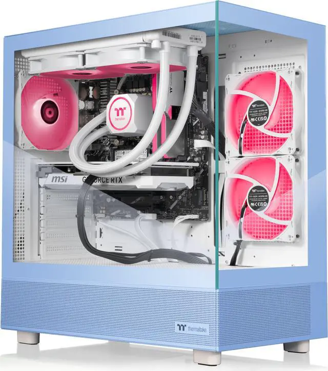 Alt view image 2 of 9 - Thermaltake LCGS Vista i470SH Gaming Desktop (Intel Core i7-14700F, ToughRam 32GB DDR5 5600MT/s RGB Memory, NVIDIA GeForce RTX 4070 Super, 1TB NVMe M.2, Wifi, Windows 11) V27H-B760-47S-LCS