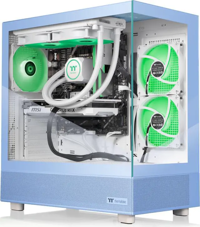 Alt view image 3 of 9 - Thermaltake LCGS Vista i470SH Gaming Desktop (Intel Core i7-14700F, ToughRam 32GB DDR5 5600MT/s RGB Memory, NVIDIA GeForce RTX 4070 Super, 1TB NVMe M.2, Wifi, Windows 11) V27H-B760-47S-LCS