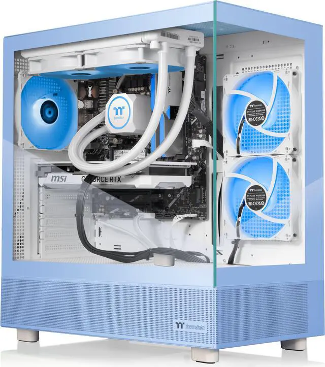 Alt view image 4 of 9 - Thermaltake LCGS Vista i470SH Gaming Desktop (Intel Core i7-14700F, ToughRam 32GB DDR5 5600MT/s RGB Memory, NVIDIA GeForce RTX 4070 Super, 1TB NVMe M.2, Wifi, Windows 11) V27H-B760-47S-LCS
