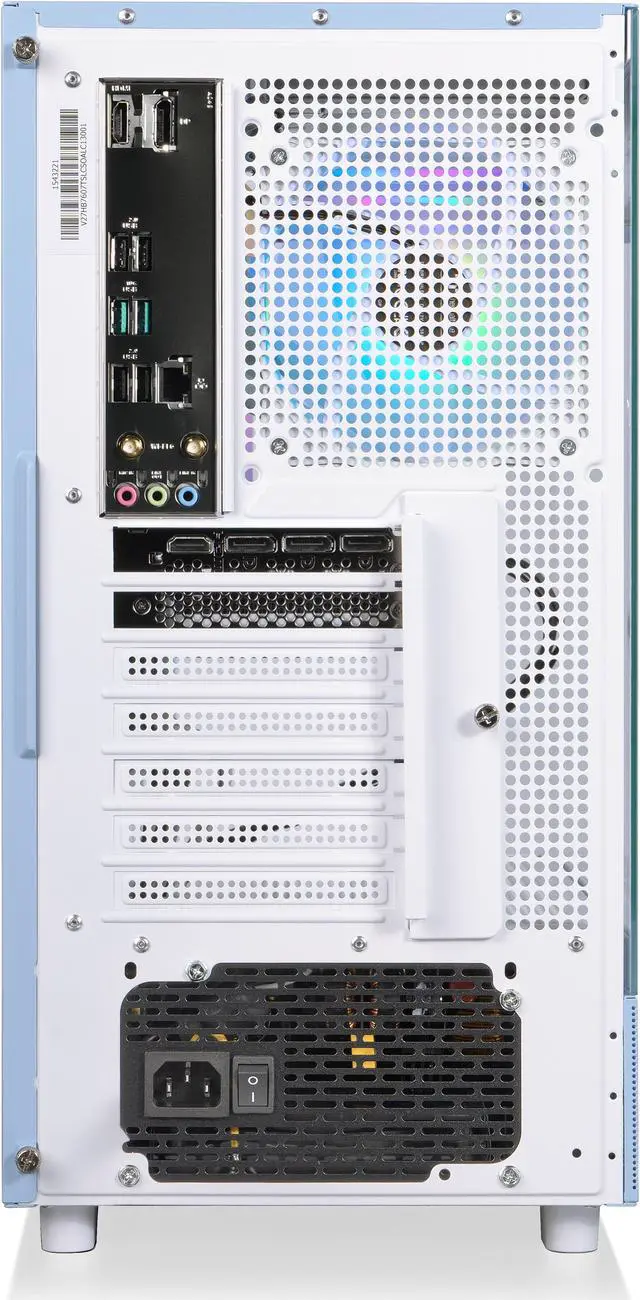 Alt view image 9 of 9 - Thermaltake LCGS Vista i470SH Gaming Desktop (Intel Core i7-14700F, ToughRam 32GB DDR5 5600MT/s RGB Memory, NVIDIA GeForce RTX 4070 Super, 1TB NVMe M.2, Wifi, Windows 11) V27H-B760-47S-LCS