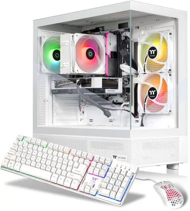 Alt view image 5 of 9 - Thermaltake LCGS Vista i46S Gaming Desktop (Intel Core i7-14700F, ToughRam 16GB DDR5 5600MT/s RGB Memory, NVIDIA GeForce RTX 4060, 2TB NVMe M.2, Wifi, Windows 11) V27S-B76K-460-LCS