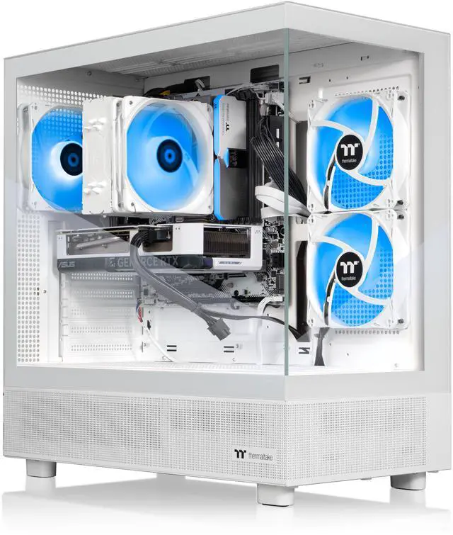 Alt view image 4 of 9 - Thermaltake LCGS Vista i46S Gaming Desktop (Intel Core i7-14700F, ToughRam 16GB DDR5 5600MT/s RGB Memory, NVIDIA GeForce RTX 4060, 2TB NVMe M.2, Wifi, Windows 11) V27S-B76K-460-LCS