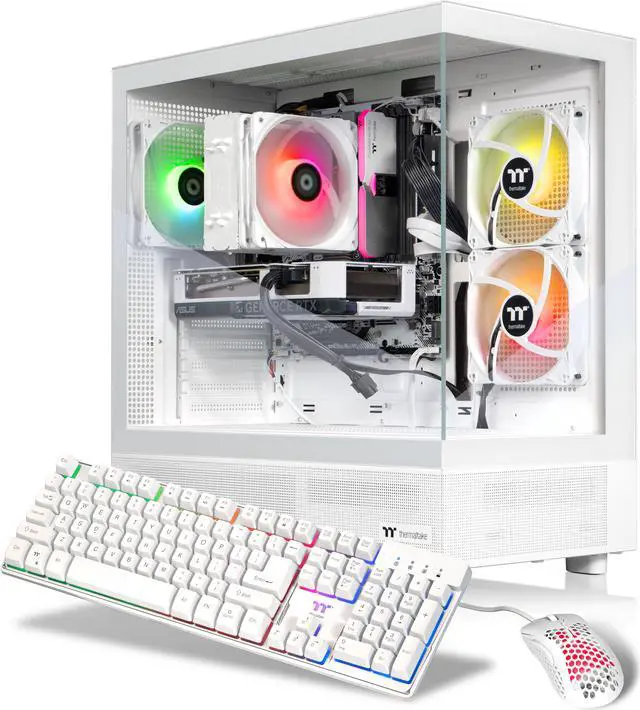 Main image of Thermaltake LCGS Vista i46TS Gaming Desktop (Intel Core i7-14700F, ToughRam 16GB DDR5 5600MT/s RGB Memory, NVIDIA GeForce RTX 4060 Ti, 2TB NVMe M.2, Wifi, Windows 11) V27S-B76K-46T-LCS