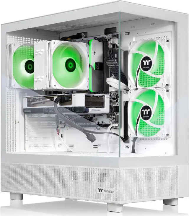 Alt view image 3 of 7 - Thermaltake LCGS Vista i46TS Gaming Desktop (Intel Core i7-14700F, ToughRam 16GB DDR5 5600MT/s RGB Memory, NVIDIA GeForce RTX 4060 Ti, 2TB NVMe M.2, Wifi, Windows 11) V27S-B76K-46T-LCS