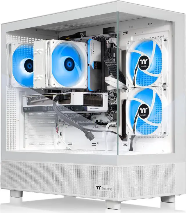 Alt view image 4 of 7 - Thermaltake LCGS Vista i46TS Gaming Desktop (Intel Core i7-14700F, ToughRam 16GB DDR5 5600MT/s RGB Memory, NVIDIA GeForce RTX 4060 Ti, 2TB NVMe M.2, Wifi, Windows 11) V27S-B76K-46T-LCS