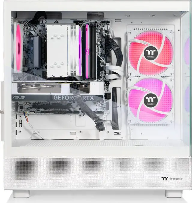 Alt view image 5 of 7 - Thermaltake LCGS Vista i46TS Gaming Desktop (Intel Core i7-14700F, ToughRam 16GB DDR5 5600MT/s RGB Memory, NVIDIA GeForce RTX 4060 Ti, 2TB NVMe M.2, Wifi, Windows 11) V27S-B76K-46T-LCS