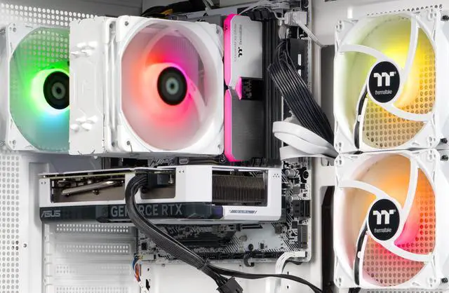 Alt view image 7 of 7 - Thermaltake LCGS Vista i46TS Gaming Desktop (Intel Core i7-14700F, ToughRam 16GB DDR5 5600MT/s RGB Memory, NVIDIA GeForce RTX 4060 Ti, 2TB NVMe M.2, Wifi, Windows 11) V27S-B76K-46T-LCS