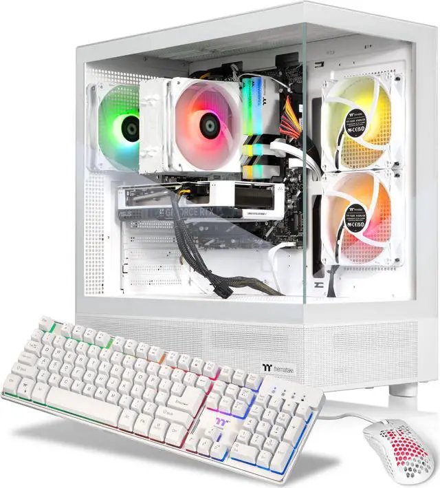 Main image of Thermaltake LCGS Vista 460TS Gaming Desktop (AMD Ryzen 7 5800X3D, ToughRam 16GB DDR4 3600Mhz RGB Memory, NVIDIA GeForce RTX 4060 Ti, 1TB NVMe M.2, Wifi) V27S-B550-46T-LCS
