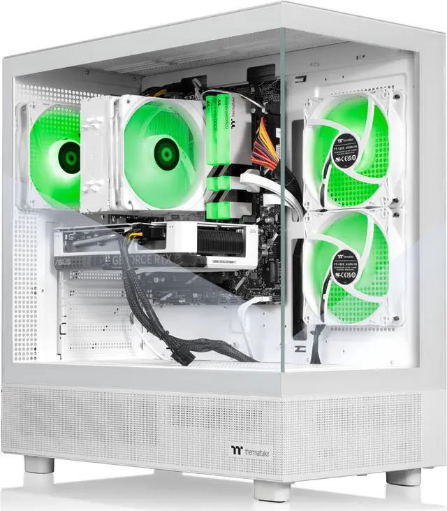 Alt view image 3 of 7 - Thermaltake LCGS Vista 460TS Gaming Desktop (AMD Ryzen 7 5800X3D, ToughRam 16GB DDR4 3600Mhz RGB Memory, NVIDIA GeForce RTX 4060 Ti, 1TB NVMe M.2, Wifi) V27S-B550-46T-LCS