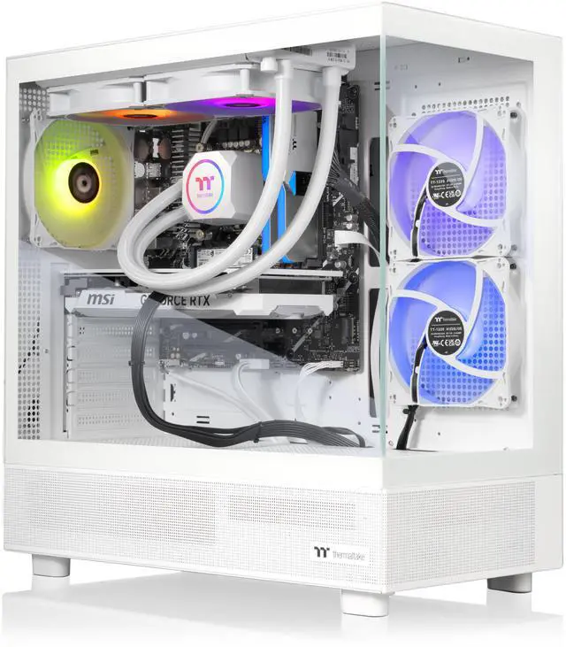 Alt view image 2 of 9 - Thermaltake LCGS Vista i47TS Gaming Desktop (Intel Core i7-14700KF, ToughRam 32GB DDR5 5600MT/s RGB Memory, NVIDIA GeForce RTX 4070 Ti Super, 2TB NVMe M.2, Wifi, Windows 11) V27S-B760-7TS-LCS