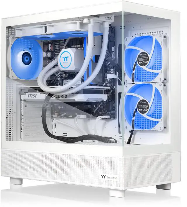 Alt view image 5 of 9 - Thermaltake LCGS Vista i47TS Gaming Desktop (Intel Core i7-14700KF, ToughRam 32GB DDR5 5600MT/s RGB Memory, NVIDIA GeForce RTX 4070 Ti Super, 2TB NVMe M.2, Wifi, Windows 11) V27S-B760-7TS-LCS