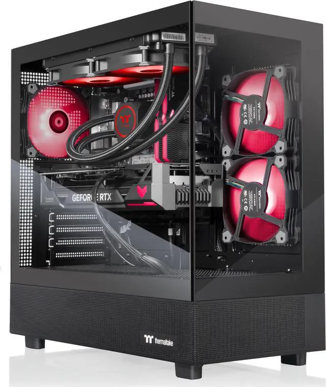 Alt view image 2 of 8 - Thermaltake LCGS Vista i47T SF Gaming Desktop (Intel Core i7-14700F, ToughRam 32GB DDR5 5600MT/s RGB Memory, NVIDIA GeForce RTX 4070 Ti Super, 1TB NVMe M.2, Wifi, Windows 11) V27B-B760-TSF-LCS