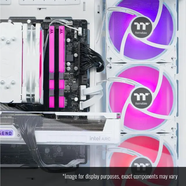 Alt view image 10 of 15 - Thermaltake Gaming Desktop PC V38S-B760-B58-LCS Intel Core i5-12600KF 16GB DDR4 1TB SSD Intel Arc B580 Windows 11 Home