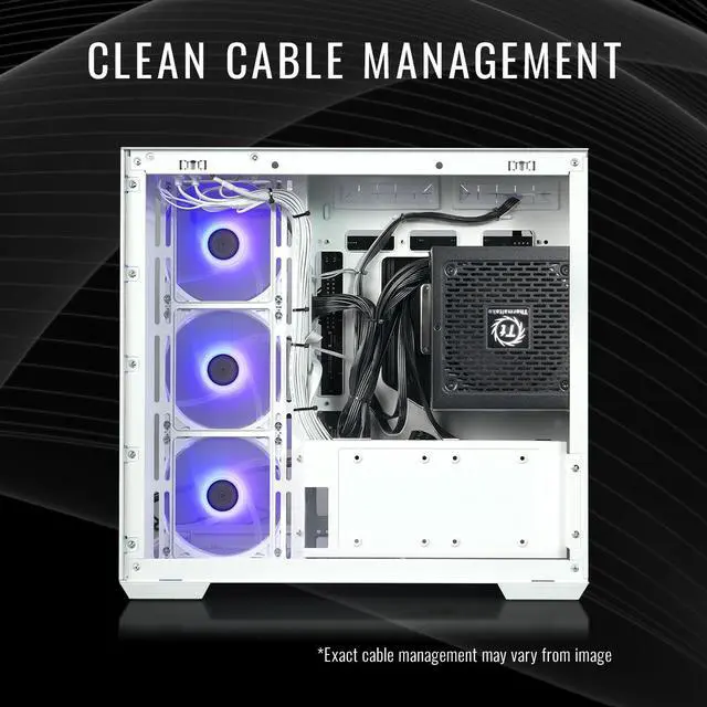Alt view image 12 of 15 - Thermaltake Gaming Desktop PC V38S-B760-B58-LCS Intel Core i5-12600KF 16GB DDR4 1TB SSD Intel Arc B580 Windows 11 Home