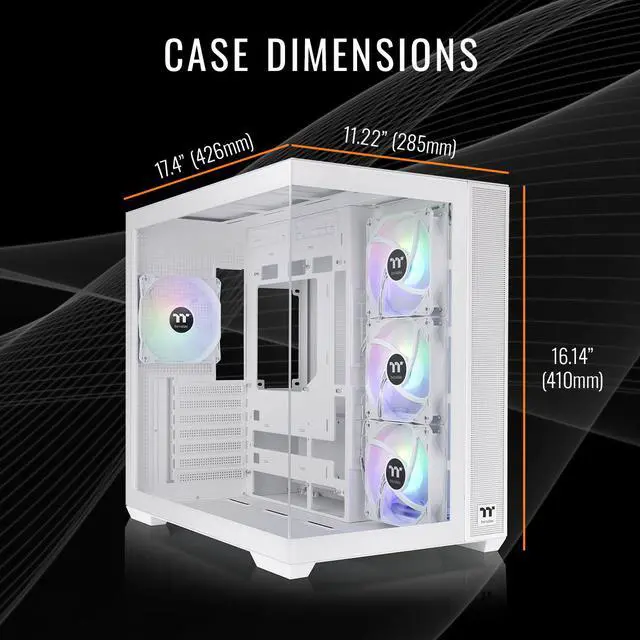 Alt view image 13 of 15 - Thermaltake Gaming Desktop PC V38S-B760-B58-LCS Intel Core i5-12600KF 16GB DDR4 1TB SSD Intel Arc B580 Windows 11 Home
