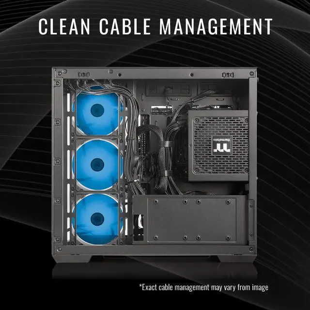 Alt view image 6 of 8 - Thermaltake Gaming Desktop PC V38B-B850-580-LCS AMD Ryzen 7 9800X3D 32GB DDR5 1TB SSD GeForce RTX 5080 Windows 11 Home