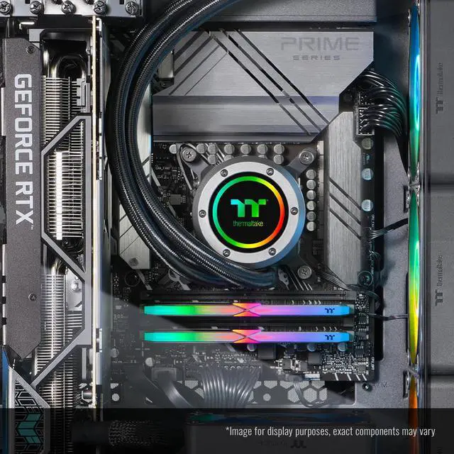 Alt view image 3 of 7 - Thermaltake Reactor 9880 Gaming Desktop (AMD Ryzen 7 9800X3D, ToughRam 32GB DDR5 6400MT/s RGB Memory, NVIDIA GeForce RTX 5080, 2TB NVMe M.2, Wifi, Windows 11) T6BK-X870-580-LCS