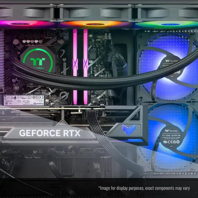 Alt view image 6 of 7 - Thermaltake LCGS View 9870T-270 Gaming Desktop (AMD Ryzen 7 9800X3D, ToughRam 32GB DDR5 6400MT/s RGB Memory, NVIDIA GeForce RTX 5070 Ti, 2TB NVMe M.2, Wifi, Windows 11) V27B-B850-57T-LCS