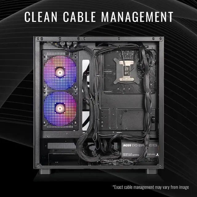 Alt view image 4 of 7 - Thermaltake LCGS View 9870T-270 Gaming Desktop (AMD Ryzen 7 9800X3D, ToughRam 32GB DDR5 6400MT/s RGB Memory, NVIDIA GeForce RTX 5070 Ti, 2TB NVMe M.2, Wifi, Windows 11) V27B-B850-57T-LCS