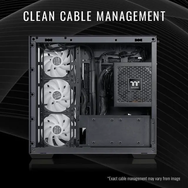 Alt view image 5 of 7 - Thermaltake LCGS View 7870T-380 Gaming Desktop (AMD Ryzen 7 7800X3D, ToughRam 32GB DDR5 6400MT/s RGB Memory, NVIDIA GeForce RTX 5070 Ti, 2TB NVMe M.2, Wifi, Windows 11) V38B-B850-57T-LCS