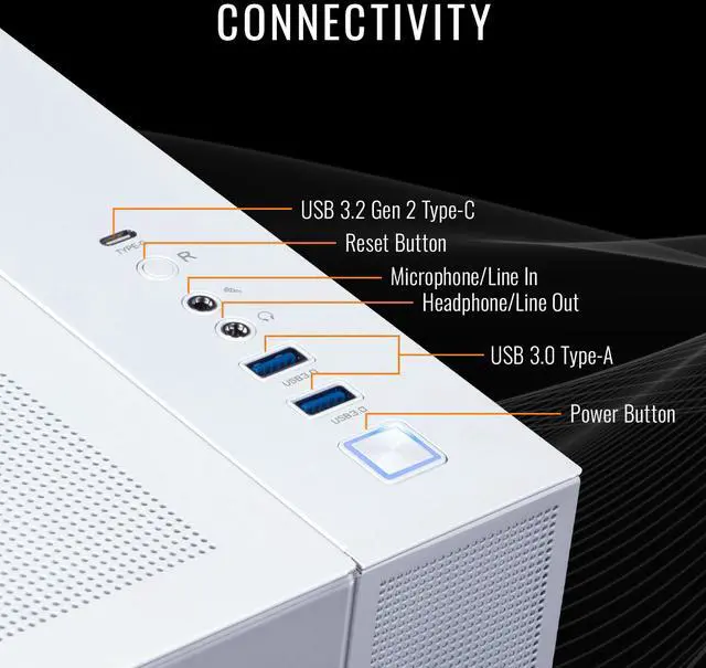 Alt view image 5 of 7 - Thermaltake LCGS View u2870TS-380 Gaming Desktop (Intel Core Ultra 9 285K, ToughRam 32GB DDR5 6400MT/s RGB Memory, NVIDIA GeForce RTX 5070 Ti, 2TB NVMe M.2, Wifi, Windows 11) V38S-Z890-57T-LCS