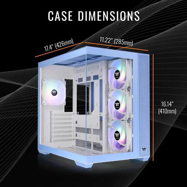 Alt view image 3 of 8 - Thermaltake LCGS View i1470TH-380 Gaming Desktop (Intel Core i9-14900KF, ToughRam 32GB DDR5 6400MT/s RGB Memory, NVIDIA GeForce RTX 5070 Ti, 2TB NVMe M.2, Wifi, Windows 11) V38H-Z790-57T-LCS