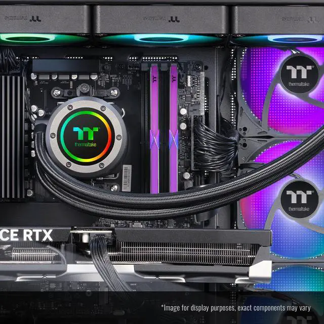 Alt view image 6 of 7 - Thermaltake LCGS View u2880-380 Gaming Desktop (Intel Core Ultra 9 285K, ToughRam 32GB DDR5 6400MT/s RGB Memory, NVIDIA GeForce RTX 5080, 2TB NVMe M.2, Wifi, Windows 11) V38B-Z890-580-LCS