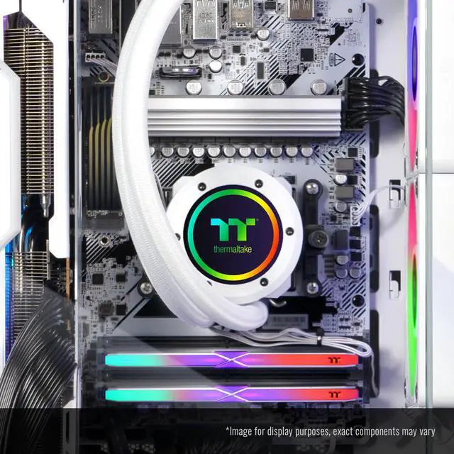 Alt view image 4 of 7 - Thermaltake Gaming Desktop PC T3WT-B650-97X-LCS AMD Ryzen 7 7800X3D 32GB DDR5 2TB SSD AMD Radeon RX 9070 XT Windows 11 Home