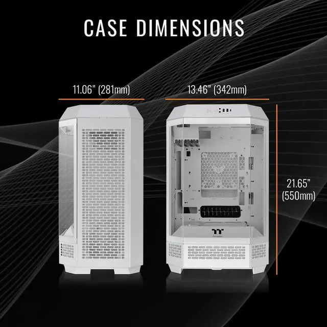 Alt view image 6 of 7 - Thermaltake Gaming Desktop PC T3WT-B650-97X-LCS AMD Ryzen 7 7800X3D 32GB DDR5 2TB SSD AMD Radeon RX 9070 XT Windows 11 Home