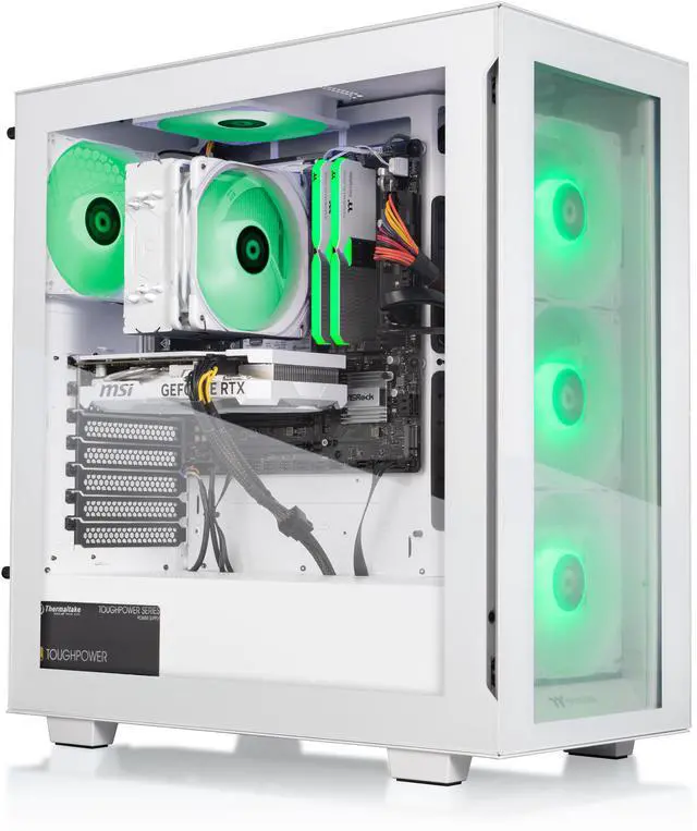 Alt view image 6 of 8 - Thermaltake Gaming Desktop PC V35S-B760-97X-LCS Intel Core i7-14700F 32GB DDR5 1TB SSD AMD Radeon RX 9070 XT Windows 11 Home