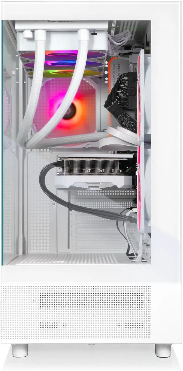 Alt view image 4 of 10 - Thermaltake Gaming Desktop PC V27S-B650-97X-LCS AMD Ryzen 7 7800X3D 32GB DDR5 1TB SSD AMD Radeon RX 9070 XT Windows 11 Home