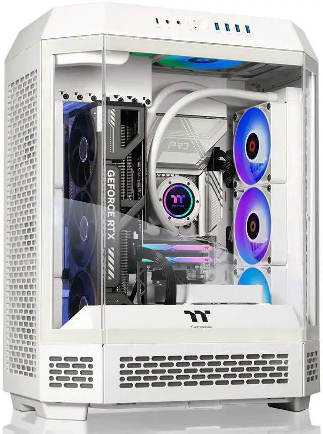 Alt view image 2 of 8 - Thermaltake Reactor u2880S Gaming Desktop (Intel Core Ultra 9 285K, ToughRam 32GB DDR5 6400MT/s RGB Memory, NVIDIA GeForce RTX 5080, 2TB NVMe M.2, Wifi, Windows 11) T6WT-Z890-580-LCS
