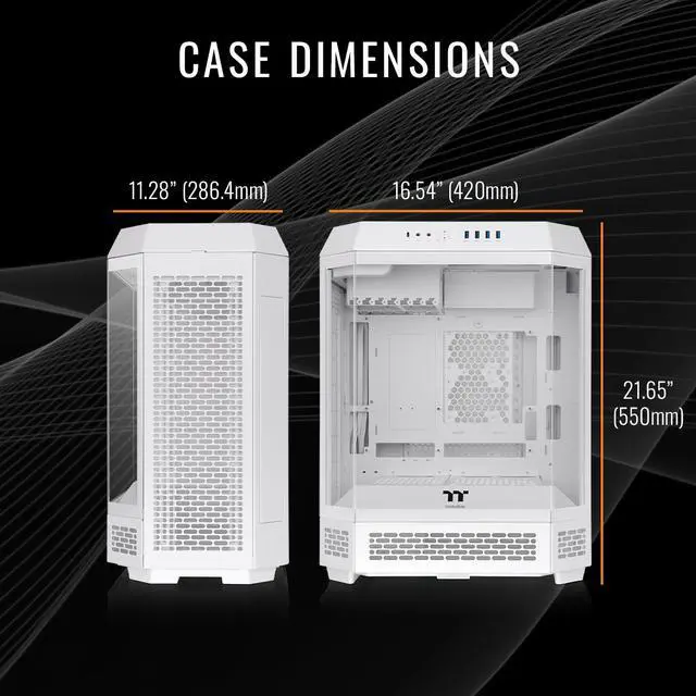 Alt view image 6 of 8 - Thermaltake Reactor u2880S Gaming Desktop (Intel Core Ultra 9 285K, ToughRam 32GB DDR5 6400MT/s RGB Memory, NVIDIA GeForce RTX 5080, 2TB NVMe M.2, Wifi, Windows 11) T6WT-Z890-580-LCS