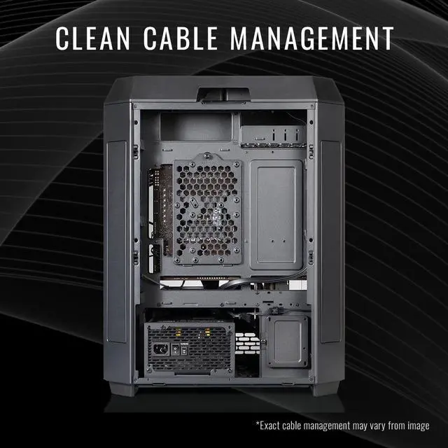 Alt view image 6 of 7 - Thermaltake Reactor 9080 Gaming Desktop (AMD Ryzen 9 9900X3D, ToughRam 32GB DDR5 6400MT/s RGB Memory, NVIDIA GeForce RTX 5080, 2TB NVMe M.2, Wifi, Windows 11) T6BK-X87B-580-LCS